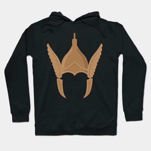 Realistic winged viking helmet Hoodie by holidaystore